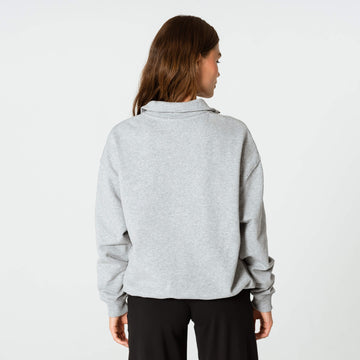 Quarter-Zip Relaxed Sweater