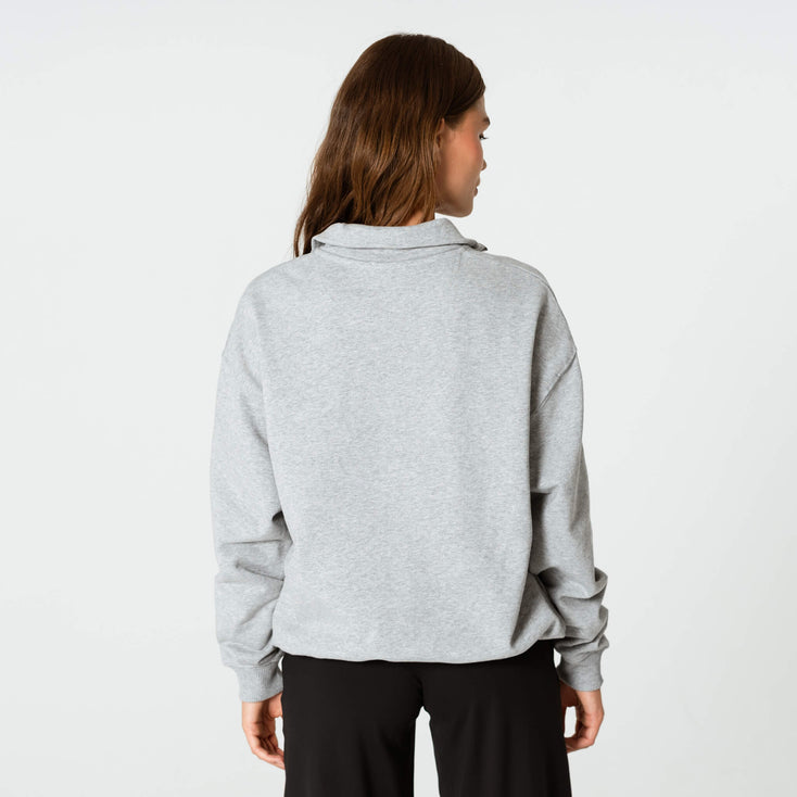 Quarter-Zip Relaxed Sweater