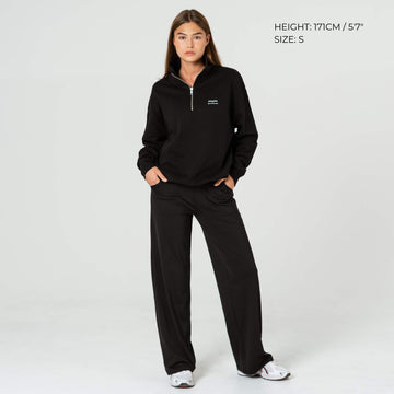 Quarter-Zip Relaxed Sweater