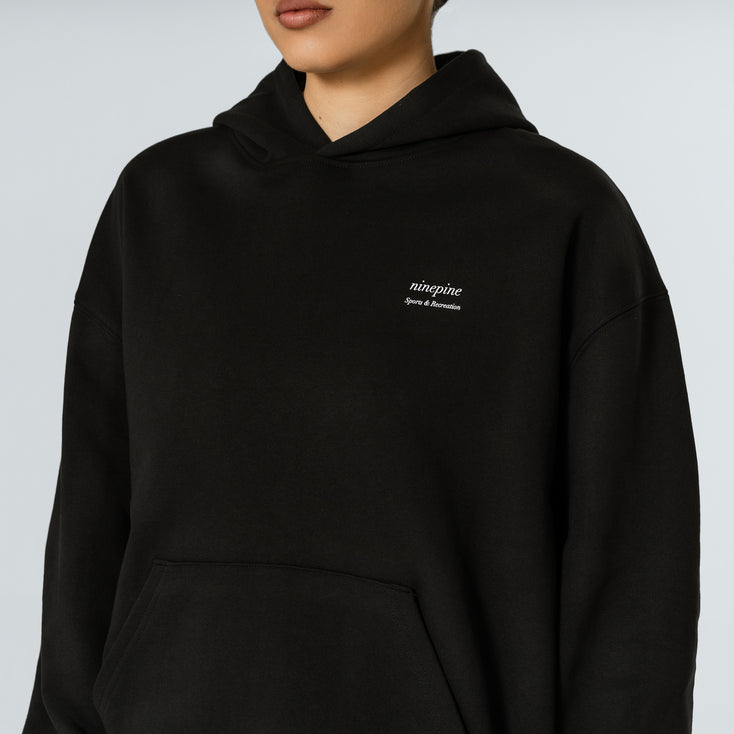 Relaxed Serif Hoodie