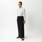Tailored Ponte Maxi Skirt - Ninepine
