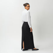 Tailored Ponte Maxi Skirt