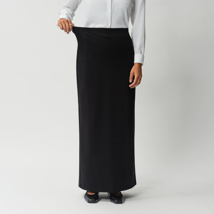 Tailored Ponte Maxi Skirt