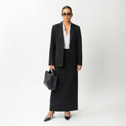 Tailored Ponte Maxi Skirt