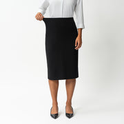 Tailored Ponte Midi Skirt