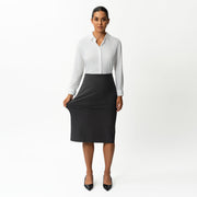 Tailored Ponte Midi Skirt