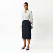 Tailored Ponte Midi Skirt