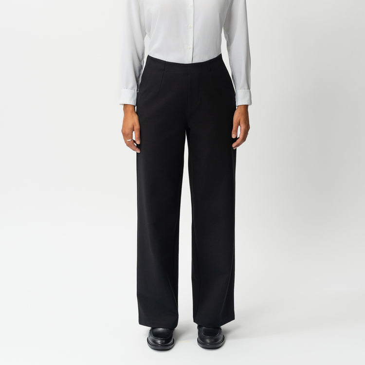 Tailored Ponte Relaxed Trouser