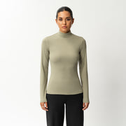 Soft Turtleneck Long-sleeve