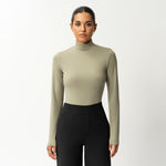 Soft Turtleneck Long-sleeve - Ninepine