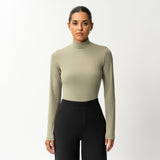Soft Turtleneck Long-sleeve - Ninepine