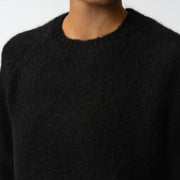 Relaxed Knit Wool Blend Sweater