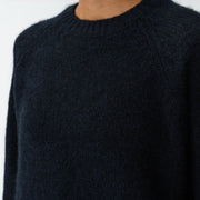 Relaxed Knit Wool Blend Sweater
