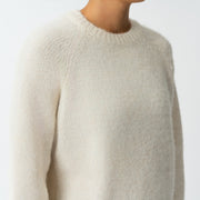 Relaxed Knit Wool Blend Sweater