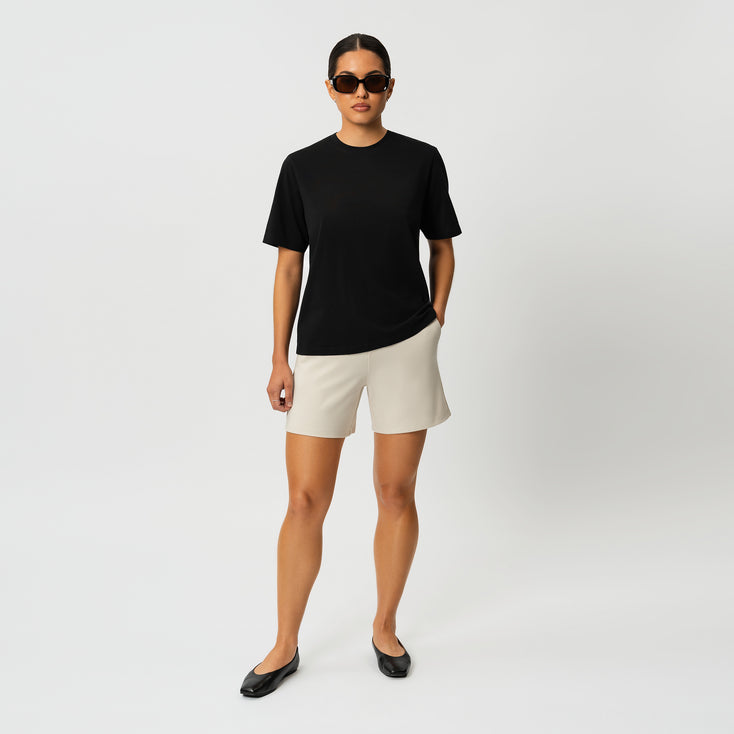 Light Ponte Shorts