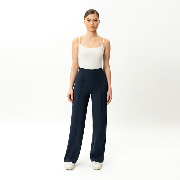 Asana Relaxed Front Crease Pant