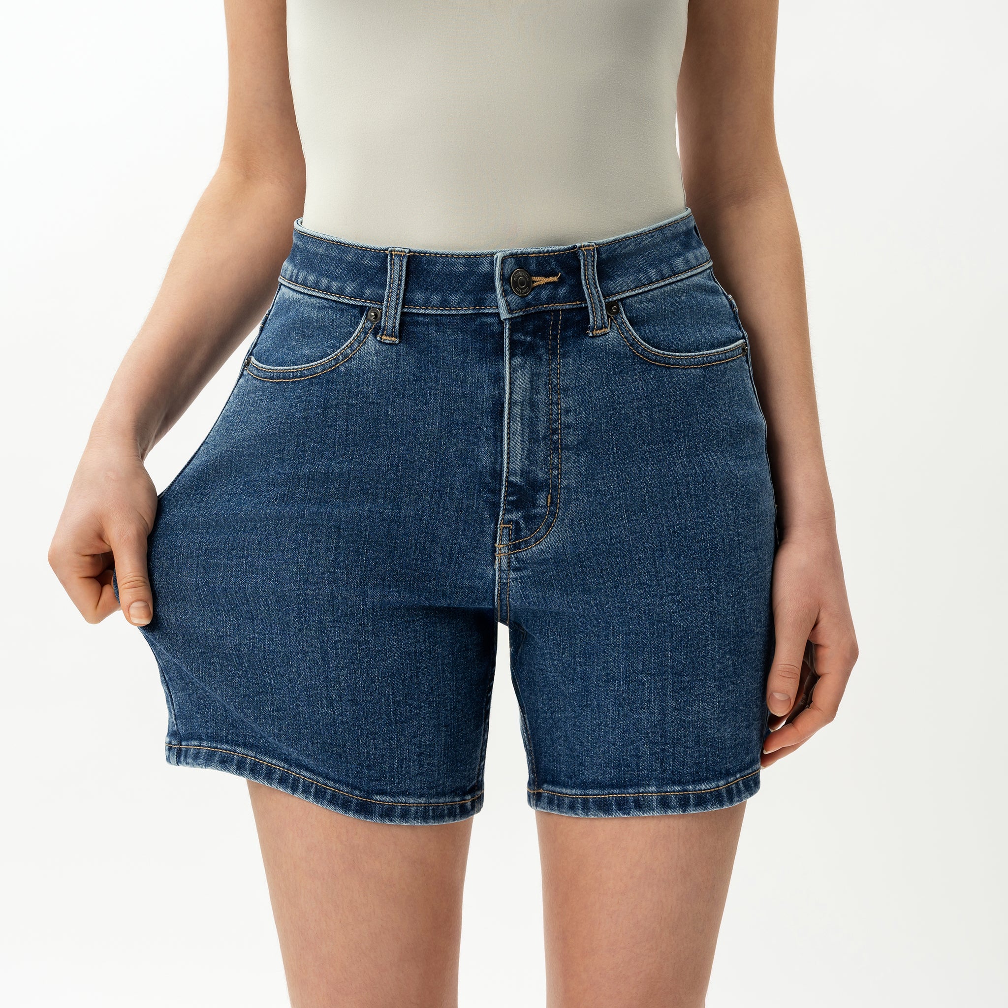 Stretchy ComfortDenim™ Shorts - Ninepine