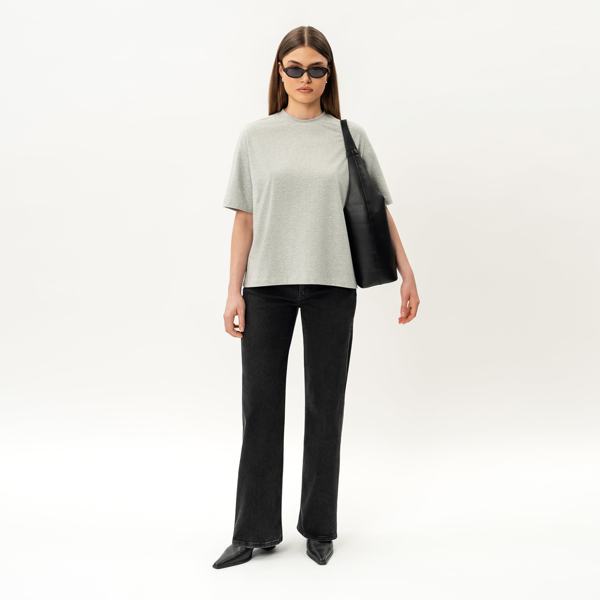 Oversized Boxy Pima T-shirt - Ninepine
