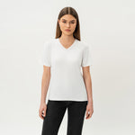 V-neck Pima T-shirt - Ninepine