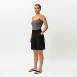 Light Ponte Shorts - Ninepine