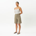 Light Ponte Shorts - Ninepine