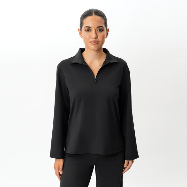 Asana Relaxed Quarter-zip | Ninepine