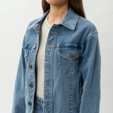 Stretchy ComfortDenim™ Jacket - Ninepine