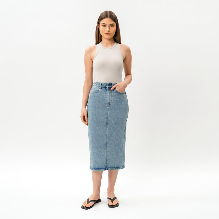Stretchy ComfortDenim™ Skirt