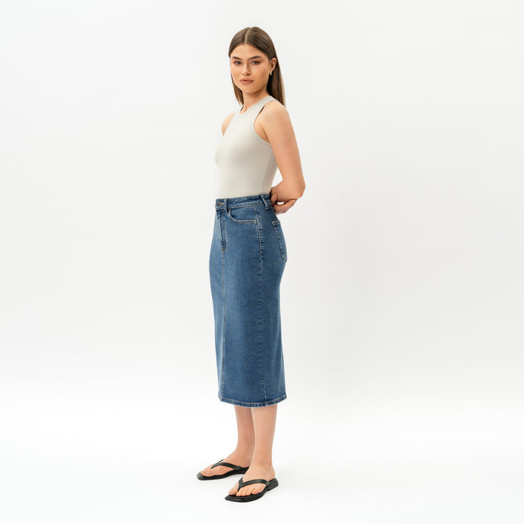 Stretchy ComfortDenim™ Skirt