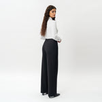 Tailored Ponte Relaxed Trouser - Ninepine