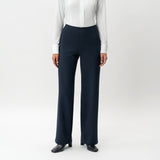 Tailored Ponte Relaxed Trouser - Ninepine