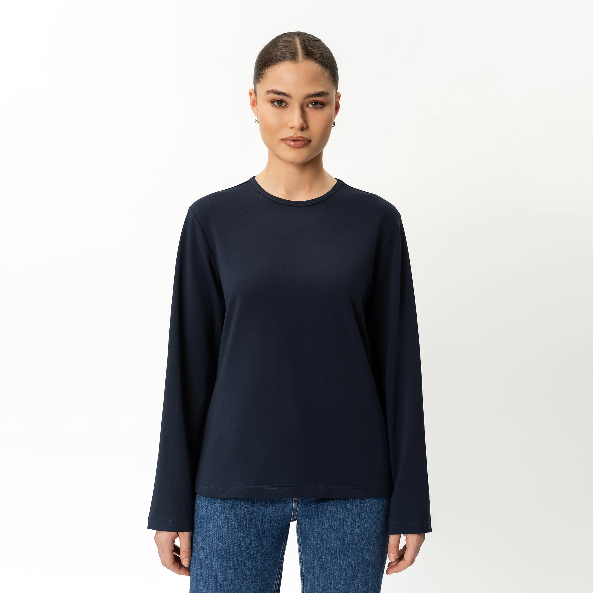 Pima Long-sleeve T-shirt | Ninepine