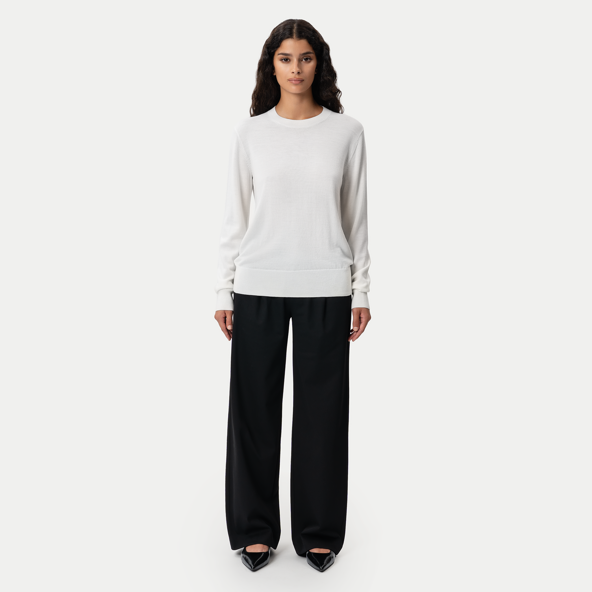 Merino Wool Crewneck - Ninepine