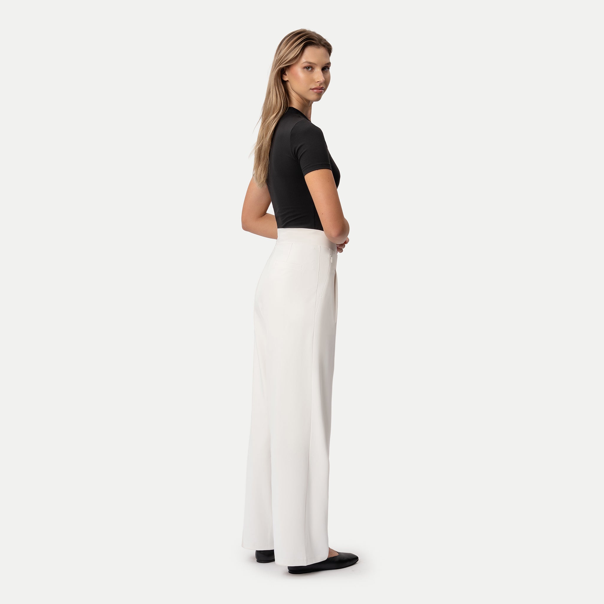 Asana Double Pleat Pant - Ninepine