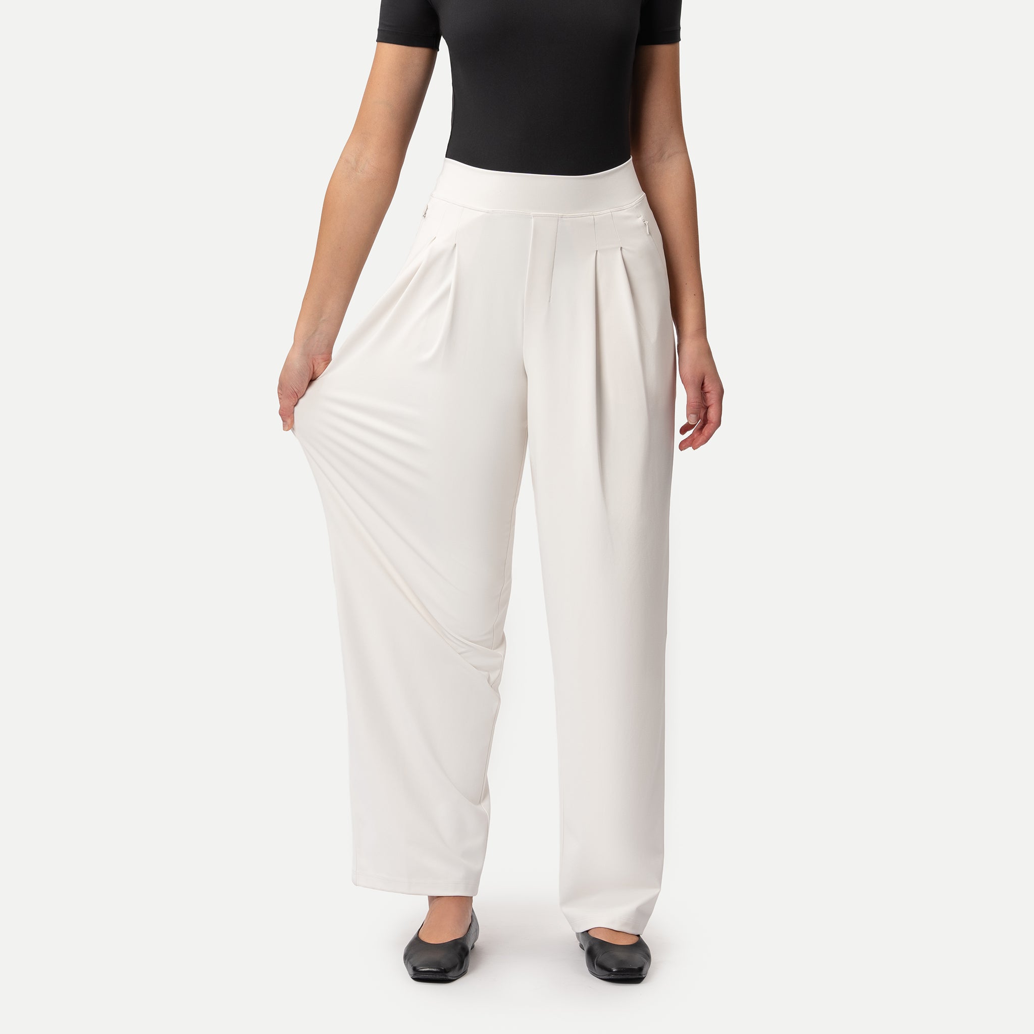 Asana Double Pleat Pant - Ninepine