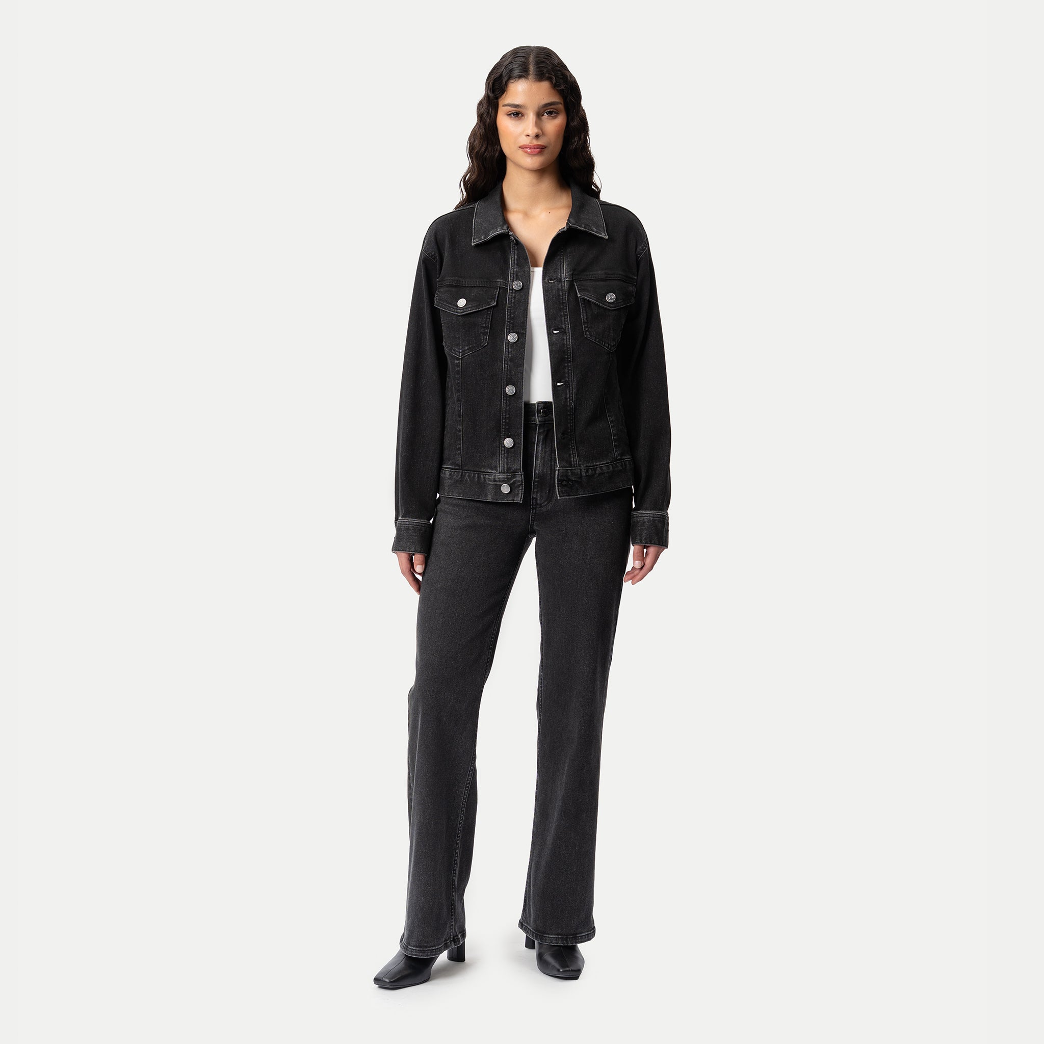 Stretchy ComfortDenim™ Jacket - Ninepine