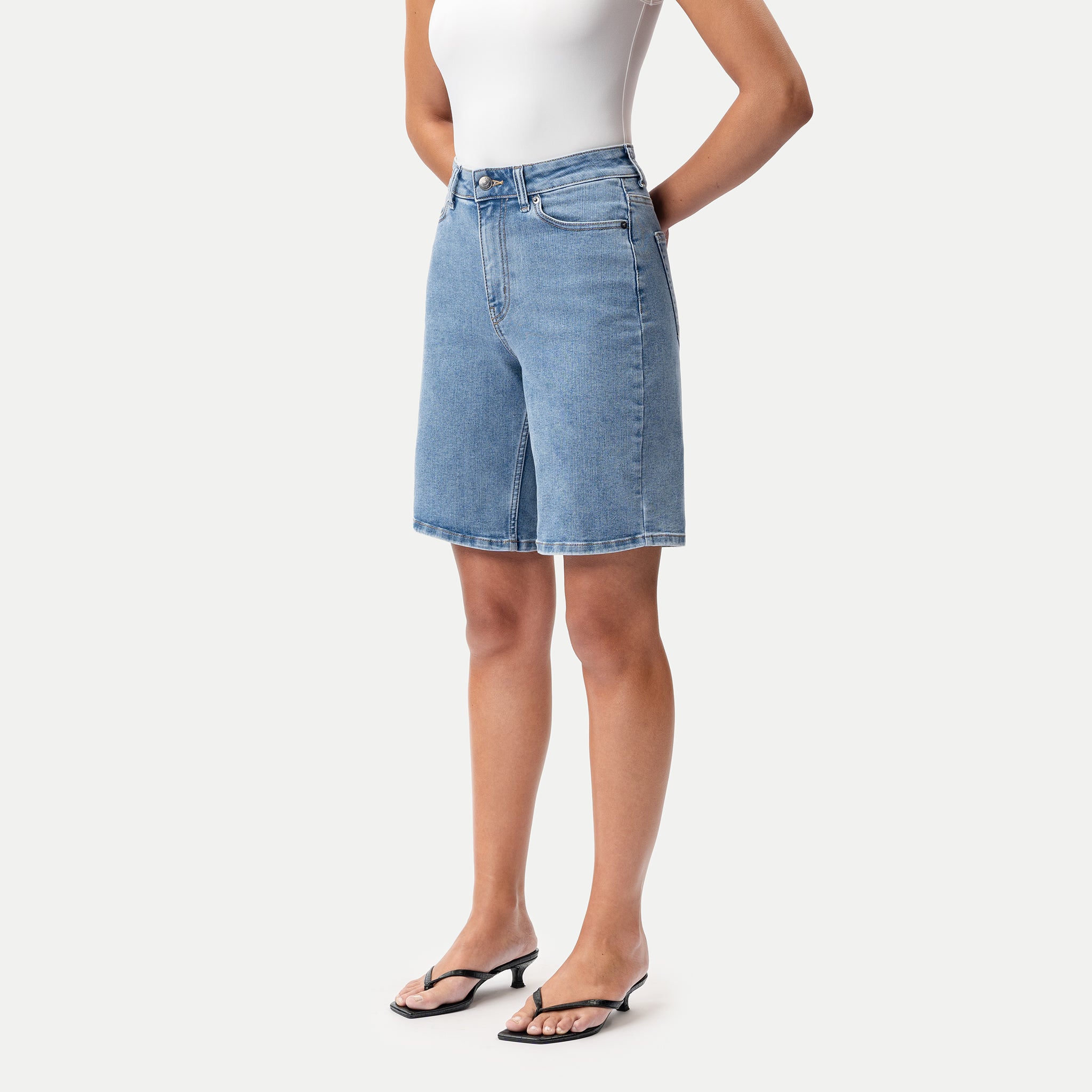 Stretchy ComfortDenim™ Shorts - Ninepine