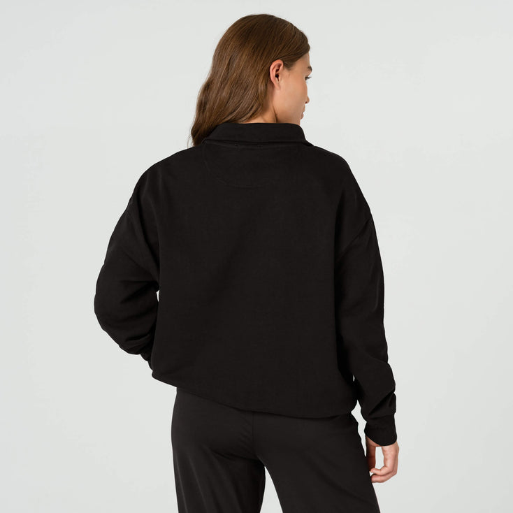 Quarter-Zip Relaxed Sweater