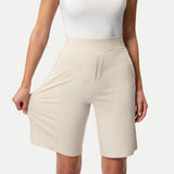 Light Ponte Shorts - Ninepine