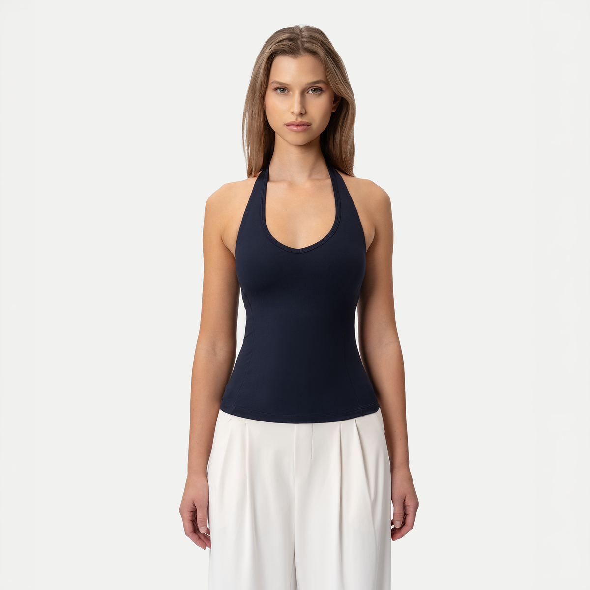 Soft Halter Neck Tank | Ninepine