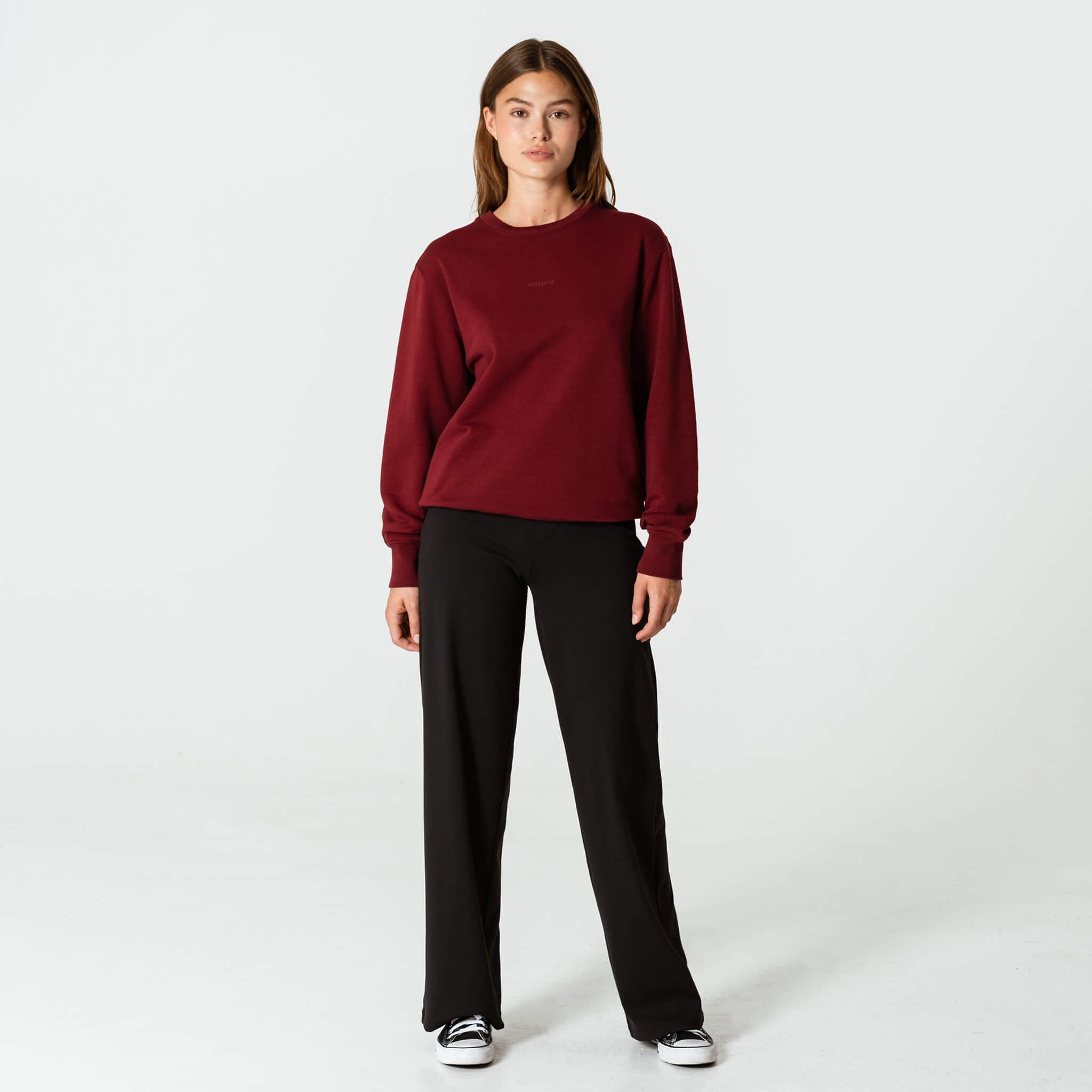 French Terry Crewneck Sweater - Ninepine