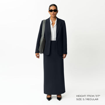 Tailored Ponte Maxi Skirt
